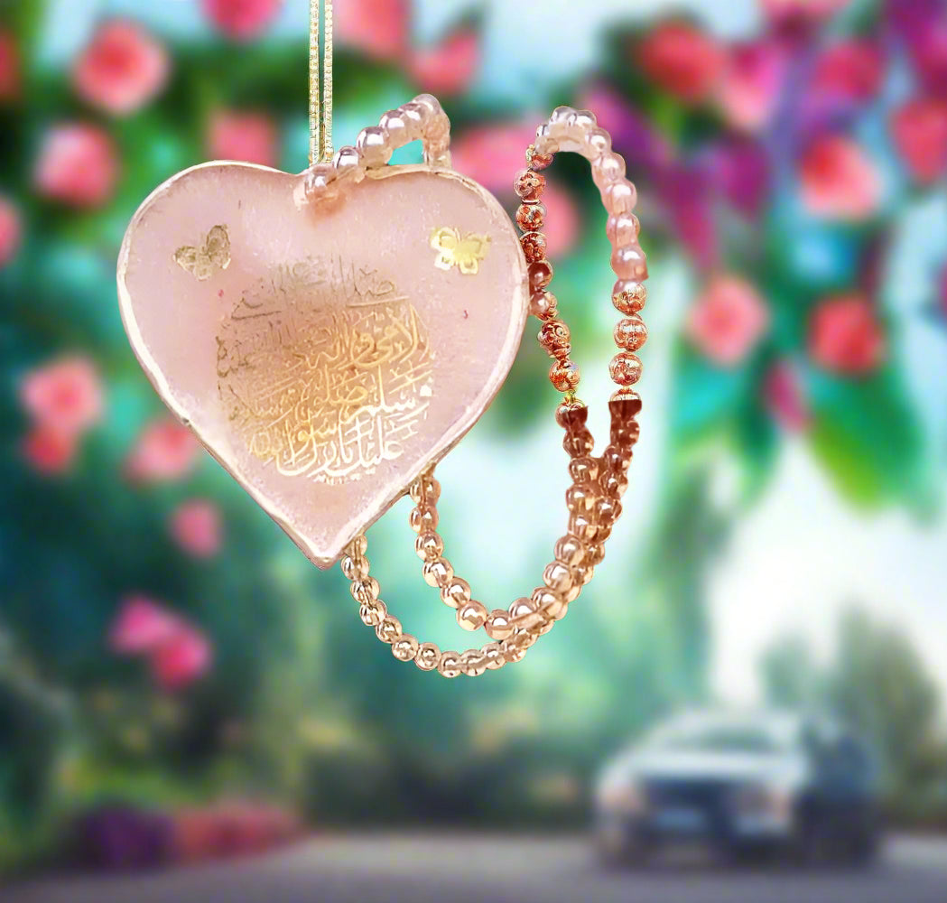 Car hanging |MirrorMuse Hangings  | DriveGlam Resin Charms | Rearview Reflections - Resin Art