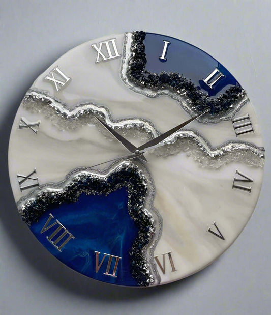 Wall clock | Wall art piece | unique wall art - Resin Art